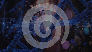 Modern biotechnology visualization of immunity protection and disease control