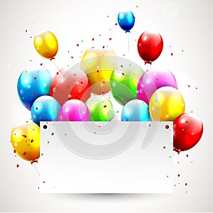 Modern birthday background