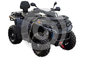 Modern black atv