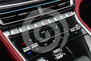 close up of modern car