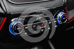 close up of modern car