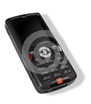 Modern black cellular phone