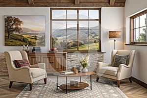 Modern black kitchen interior design