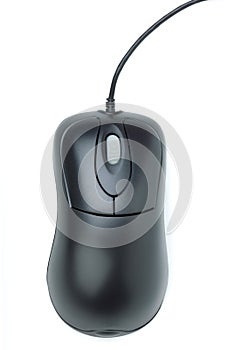 Modern black optical mouse