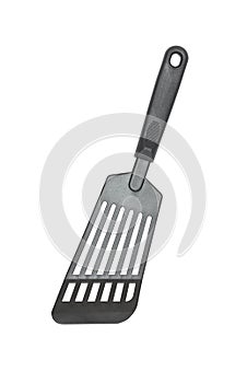 Modern Black Slotted Turner photo