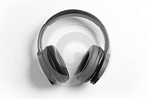 Modern Black Wireless Headphones
