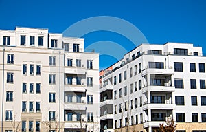 Modern blocks of flats in Berlin