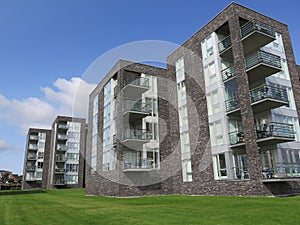 Modern blocks of flats