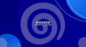 Modern Blue Background Circle vector art