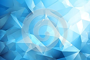 Modern Blue Low-Poly Abstract Background