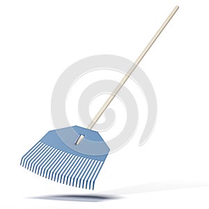 Modern blue rake