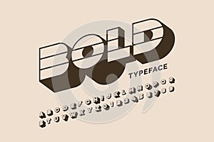 Modern bold font design