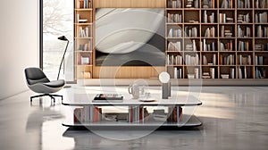 modern book table