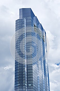 Modern Boston skyscraper