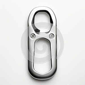 Modern Bottle Opener: 3d Model With High-key Lighting And Strong Use Of Negative Space