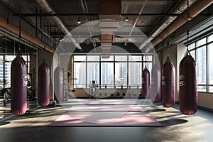 Modern Boxing Gym Interior