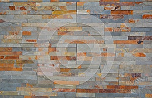 Modern brick pattern wall in pastell tone