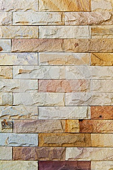 A modern brick wall