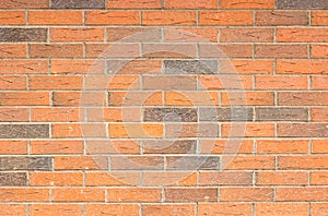 Modern brickwork from red stone, background, texture