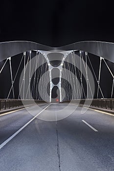 Modern Bridge at night