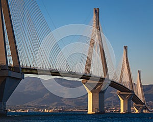 Modern bridge in Peloponnese, Greece