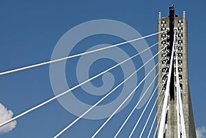 Modern bridge pylon