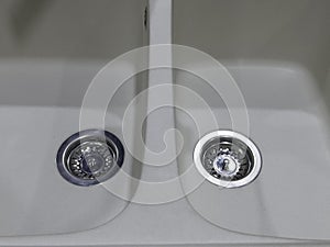 Modern bright and clean kitchen interior