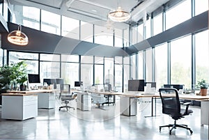 Modern bright and comfortable interior office space