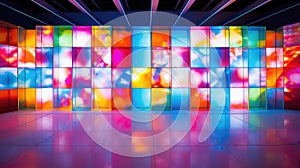 modern bright futuristic background