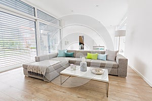 Modern bright living-room