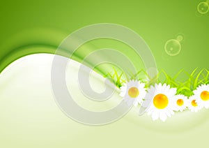 Modern bright summer background. Vector