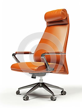 Modern brown office chair