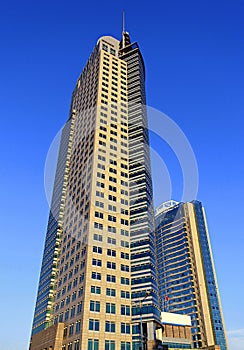 Modern Building against Blue Sky