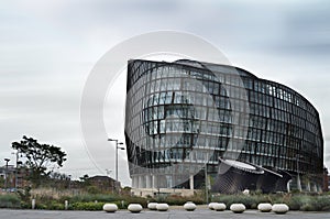 Modern building arhitecture in Manchester