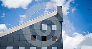 Modern building and blue sky