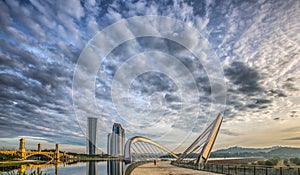 Modern Building and Bridge III