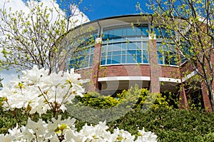 Modern building on campus