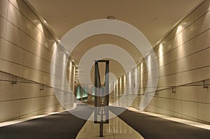 Modern building corridor