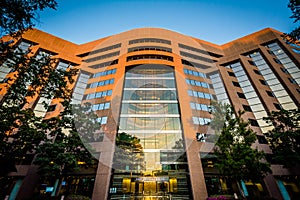 Modern building in Crystal City, Arlington, Virginia. photo