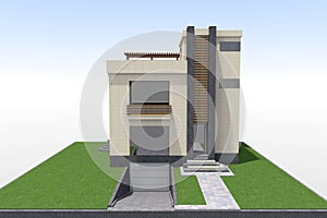 Modern building 3D
