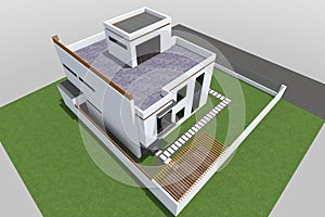 Modern building 3D