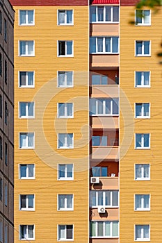 Modern building detail in Kiev, Ukraine