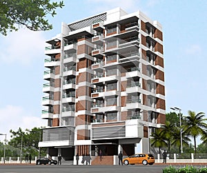 Modern building exterior