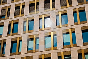 Modern building facade - office real estate exterior