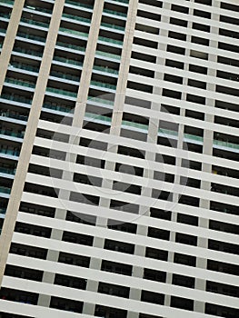 Modern building facade view