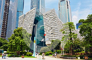 Modern building Guangzhou Library