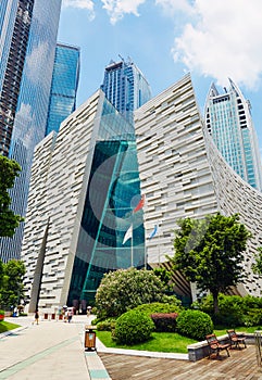 Modern building Guangzhou Library