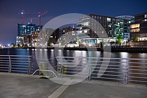 Modern building in HafenCity