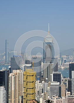 Modern building in hongkong