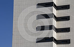 Modern Building Lines and Shapes, Abstract Background, Braga.